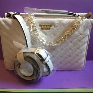 Victoria Secret Studded V-Quilt Croosbody